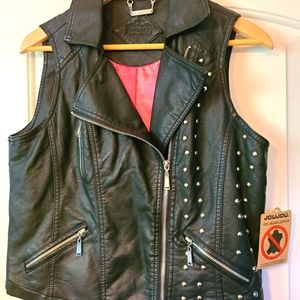 Vegan Leather Vest